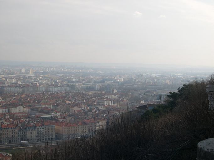  vue aérienne en direction du sud